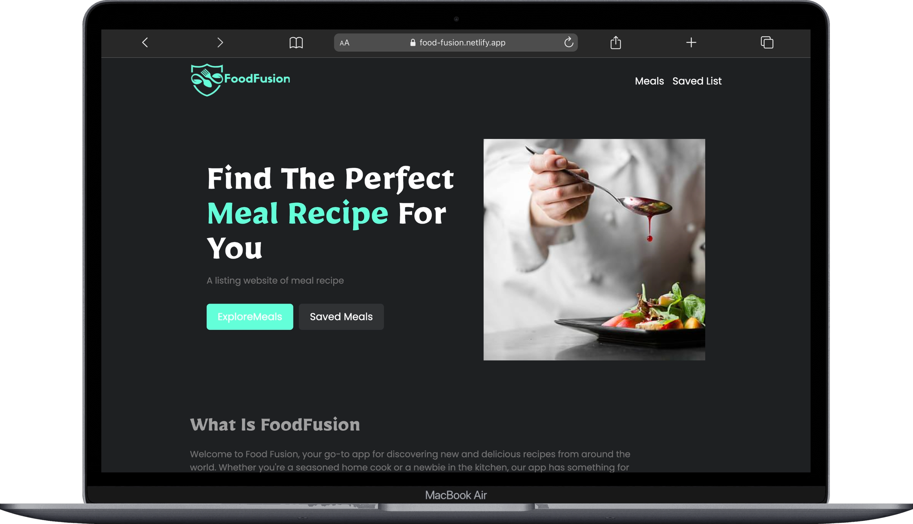 Food Fusion project preview